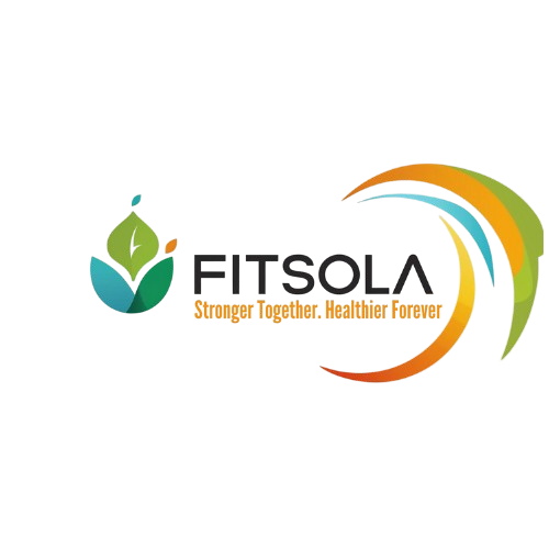 Fitsola Health & Fitness logo representing a modern wellness and active lifestyle brand.