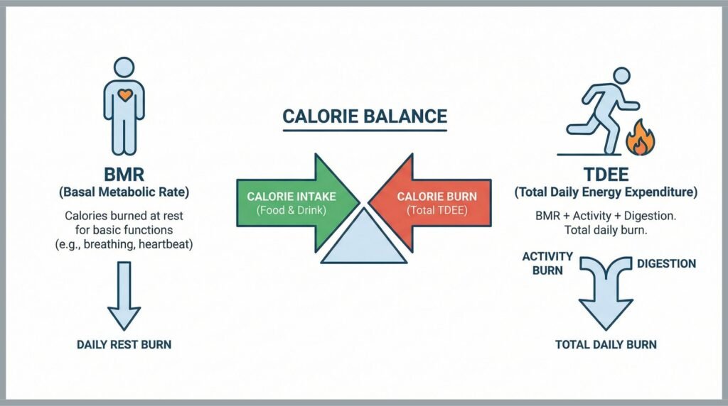 Best Way to Calculate Calories using BMR and TDEE energy equation method