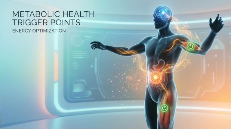 Visual illustration showing key Metabolic Triggers that influence metabolism, fat burning, energy balance, and healthy weight loss.
